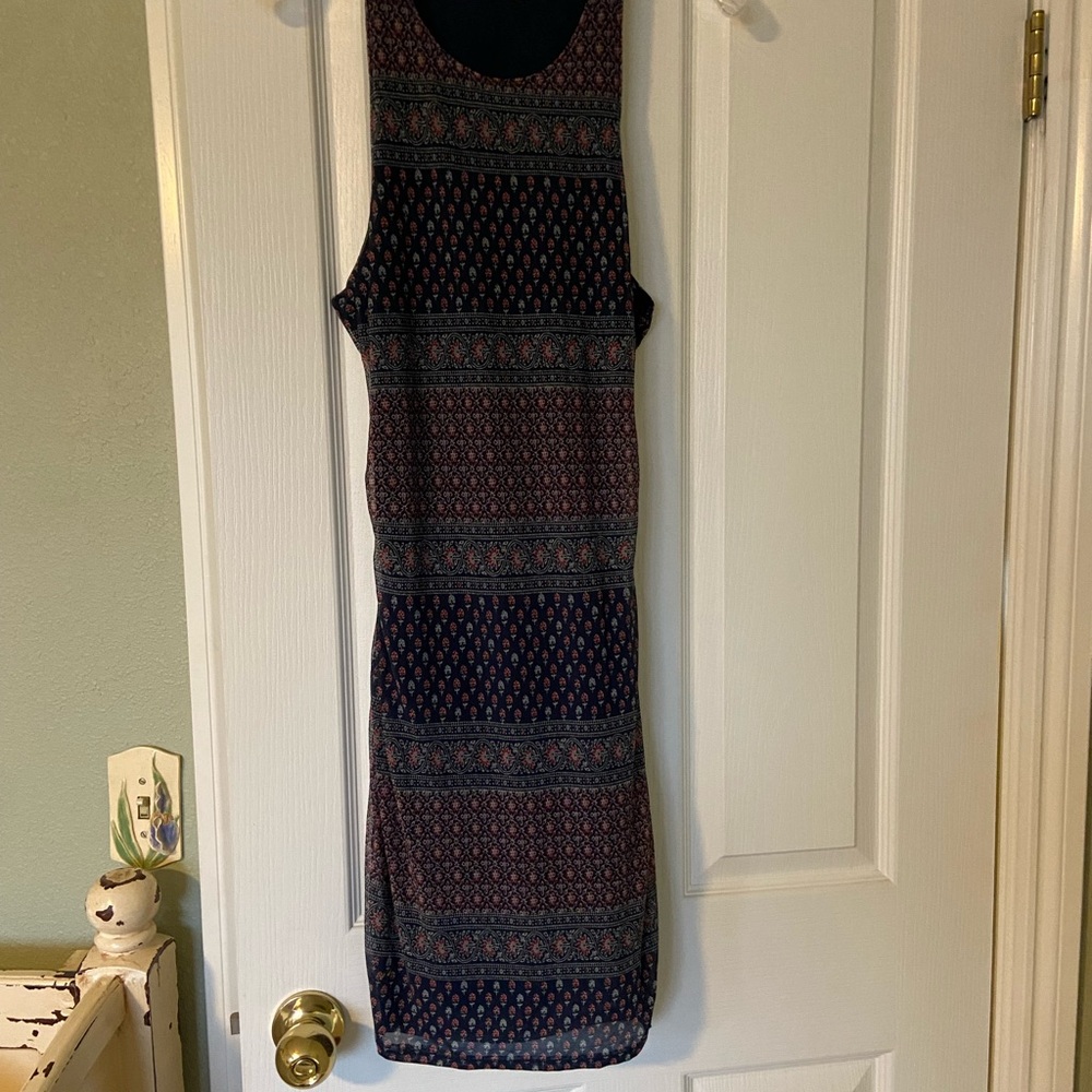 Abercrombie & Fitch Navy and Red Mini Dress